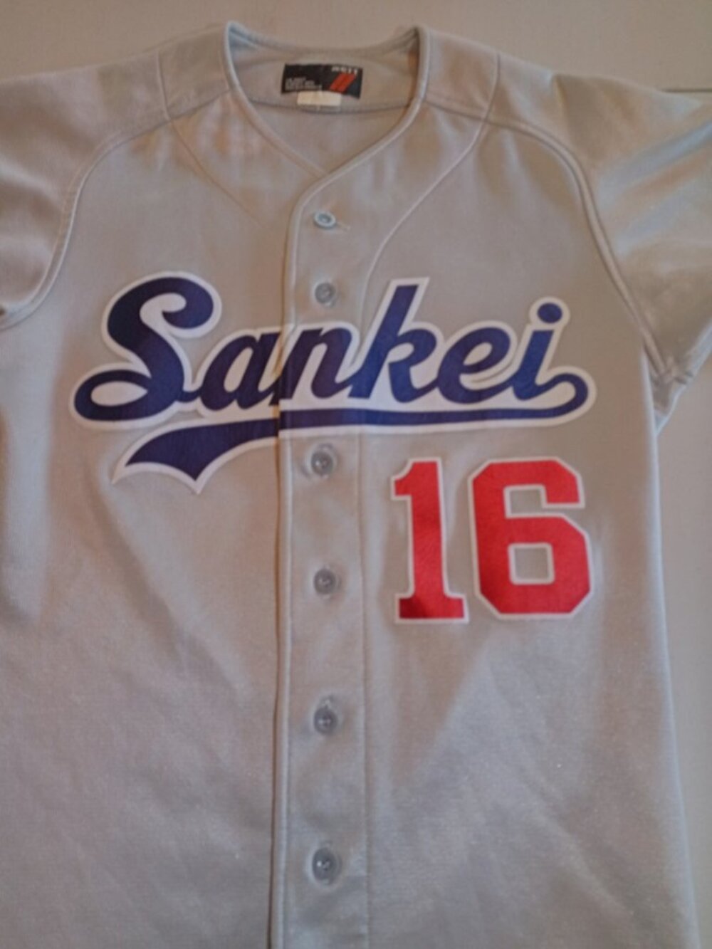 VINTAGE Japanese Zett Baseball Jersey SANKEI OSAKA Japan #16 Shohei Ohtani Med
